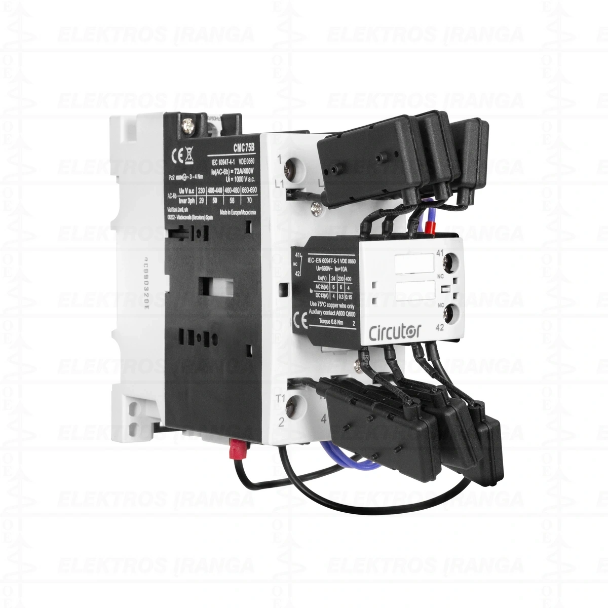 CMC 75B kontaktorius 50 kVAr 400V