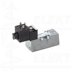 ISO Star 5/2 skirstytuvas SOL/AIR spring 1230l/min. 1...10 bar, ISO1 su 24 VDC rite