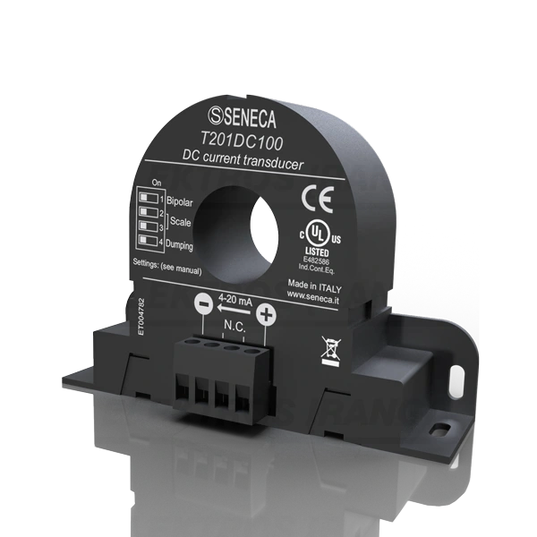 Keitiklis CT 10-25-50-100A DC, išėjimas 4...20mA ( loop powered ) SHUNT analogas 10Adc, 25Adc, 50Adc, 100Adc