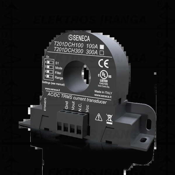 Keitiklis CT -100...-50...0...+50...+100A DC/ 0-50, 0-100AC, išėjimas 0-10V mait. 24VDC SHUNT analogas