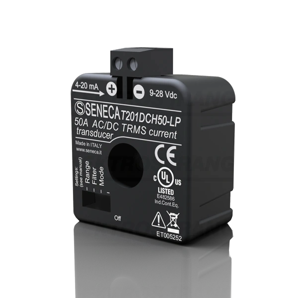 Keitiklis CT -50...-25...0...+25...+50A DC/ 0-25, 0-50AC, išėjimas 4...20mA ( loop powered ) SHUNT analogas