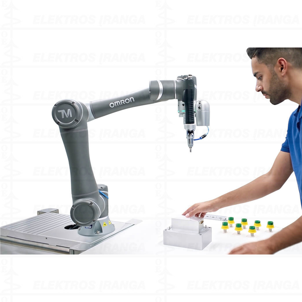 COBOT ’s = Kolaboratyvūs robotai = kobotai / manipuliatoriai. Galimi įvairūs priedai bei papildoma mobili darbo vieta.