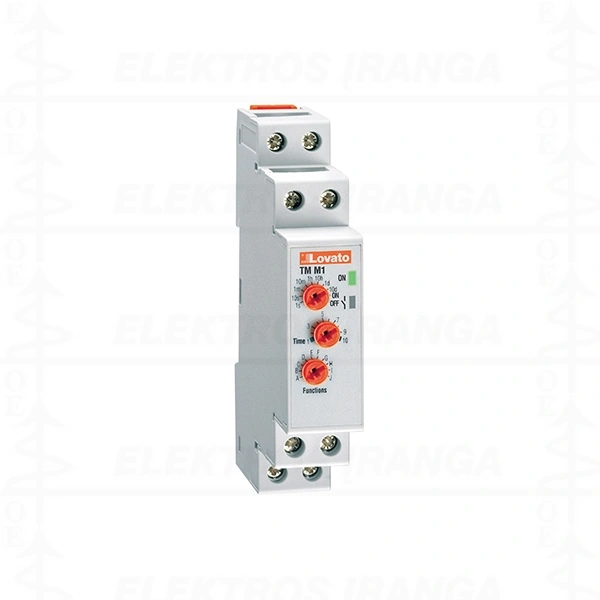 Modulinė laiko relė Multifunkcinė, 0,1s-240h 12-240VAC/DC