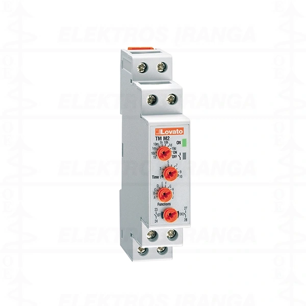 Modulinė laiko relė Multifunkcinė 12-240VAC/DC, CO+NO