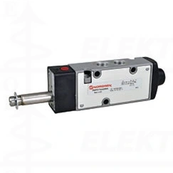 V61 skirstytuvas, 5/2, G1/4, SOL/AIR SPRING, be ritės