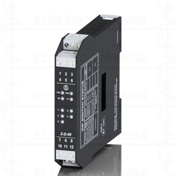 Z-D-IN 5-CH Digital input modulis / RS485 - ModBUS su impulsų skaitiklio funkcija