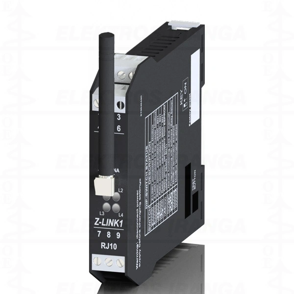 Radio-modemas 869MHz 40mW (<1000m) RS485/232 ModBus RTU 1.200..115.200 bps, LoRa Half-Duplex iki 32 stočių