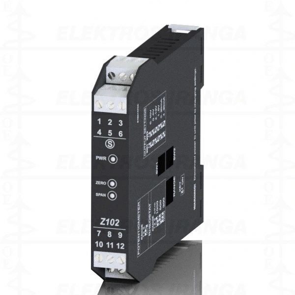 *** Keitiklis rezistoriui 0-300/500/1000 Ohm, potenciometrui 200Ohm-1MOhm / išėjimas 0/4...20mA, 0...1/5/10V, mait 24VDC/AC