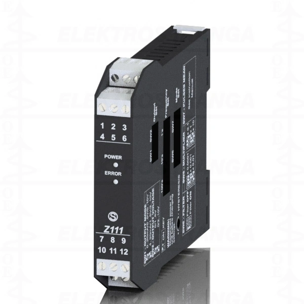 Dažnio-sukimosi-judesio kontrolės blokas, kontaktiniam/indukciniam npn pnp 24Vdc jutikliui / išėjimas 4...20mA, 0...10V, mait 24VDC
