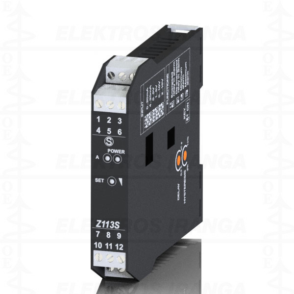 Z113S analoginio 0/4...20mA , 0...10V signalo 1 lygio signalizacijos relė mait.19...40VDC